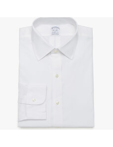 Brooks Brothers Camicia Bianca Pastello Regular Fit Non-Iron in cotone con collo Ainsley - male Camicie eleganti Bianco 15