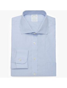 Brooks Brothers Camicia Blu Pastello Slim Fit Non-Iron in cotone stretch con collo semi francese - male Camicie eleganti Blu Pastello 16H