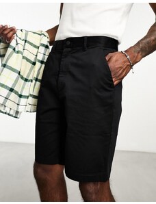 Calvin Klein - Pantaloncini slim in raso nero