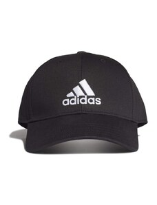 Cappellino nero con logo ricamato adidas Baseball