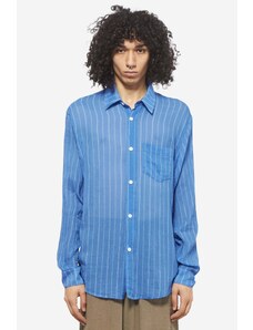 Our Legacy Camicia INITIAL SHIRT in rayon blu