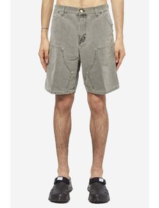 Carhartt WIP Shorts DOUBLE KNEE in cotone nero