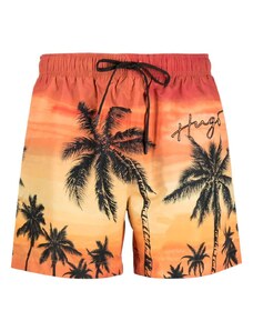 Pantaloncini da bagno da uomo - Sunset Vibes Arancio