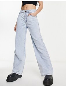 Cotton On - Jeans ampi a vita bassa lavaggio chiaro-Neutro