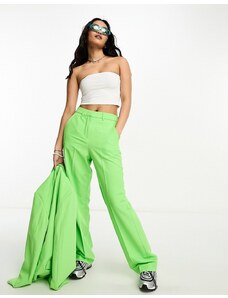 JJXX - Mary - Pantaloni sartoriali a vita alta verdi in coordinato-Verde