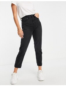 Don't Think Twice - Emma - Mom jeans a vita molto alta, colore nero slavato