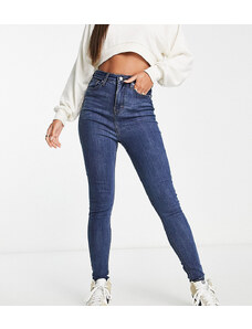 Don't Think Twice Tall - Ellie - Jeans skinny a vita alta, colore blu medio