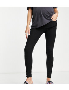 Don't Think Twice Maternity - Ellie - Jeans skinny con fascia sotto il pancione, colore nero