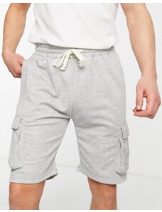 American Stitch - Pantaloncini cargo in jersey grigio