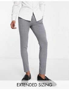 ASOS DESIGN - Pantaloni super skinny eleganti, colore grigio