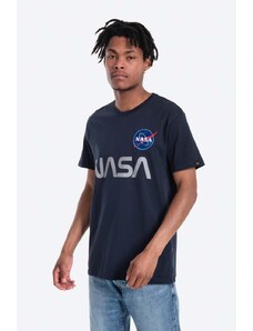 Alpha Industries t-shirt in cotone NASA Reflective T 178501.07