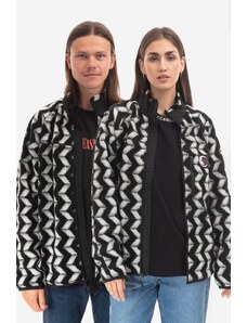 PLEASURES giacca in lana Kurtka Pleasures Drifter Fuzzy Jacket P22F011-BLACK