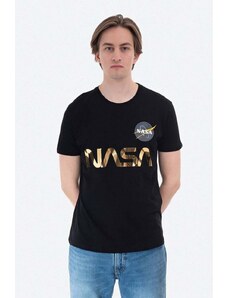 Alpha Industries t-shirt in cotone NASA Reflective T 178501.365