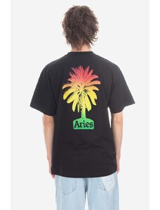 Aries t-shirt in cotone Aries Palm SS Tee AR60004 BLACK