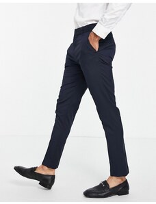 ASOS DESIGN - Pantaloni da abito skinny blu navy