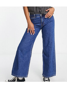 Only Petite - Chris - Jeans con fondo ampio a vita bassa blu medio