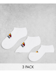 ellesse - Confezione da 3 paia di calzini bianchi-Bianco