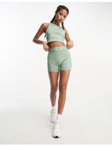 adidas performance adidas - Training Techfit - Pantaloncini leggings colorblock verdi-Verde