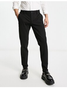 Only & Sons - Pantaloni elasticizzati eleganti nero gessato