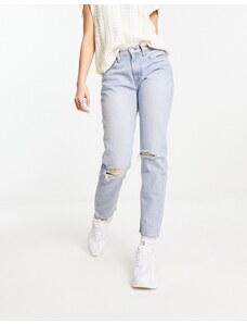 Polo Ralph Lauren - Jeans boyfriend invecchiati slim lavaggio chiaro-Blu