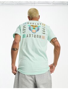 Hurley - Bengal - T-shirt color menta-Blu