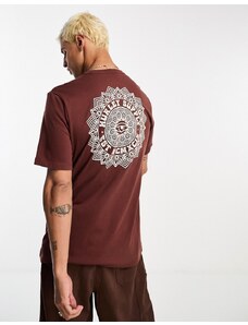 Hurley - Mandala - T-shirt marrone-Bianco