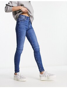 Levi's - 720 - Jeans super skinny a vita alta lavaggio blu medio
