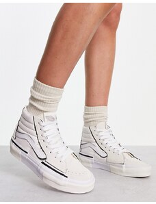 Vans - Sk8-Hi Reconstruct - Sneakers bianche-Bianco