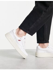 Levi's - Glide - Sneakers in pelle con logo bianche-Bianco