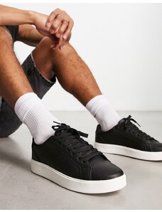 Pull&Bear - Sneakers stringate nere-Black