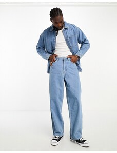 Dr Denim - Kobe - Jeans a fondo ampio rétro blu chiaro in coordinato