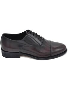 Malu Shoes Scarpe uomo francesina inglese vera pelle lucida bordeaux made in italy fondo classico cerimonia genuine leather
