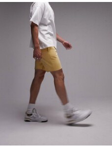 Topman - Pantaloncini classici gialli-Giallo