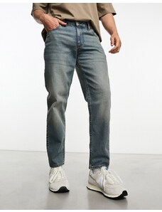 ASOS DESIGN - Jeans classici rigidi tintura vintage chiara-Blu