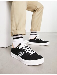 Napapijri - Den - Sneakers in tela bianche e nere-Black