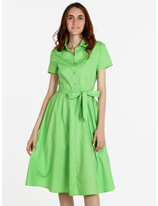 Solada Abito a Camicia Donna In Cotone Vestiti Verde Taglia S