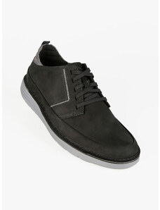 Clarks Hodson Lace: Scarpe Da Ginnastica Uomo In Pelle Nera | Comfort E Stile Casual