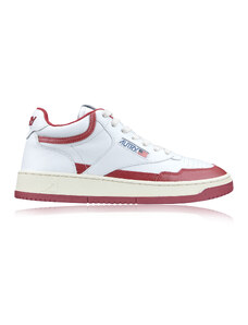 AUTRY AOMM CE06 Sneakers-41 EU Bianco/Rosso Pelle