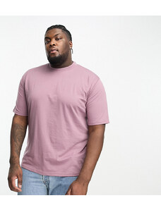 Le Breve Plus - T-shirt accollata viola chiaro