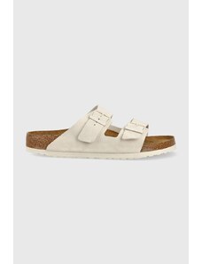 Birkenstock ciabatte slide in camoscio Arizona uomo
