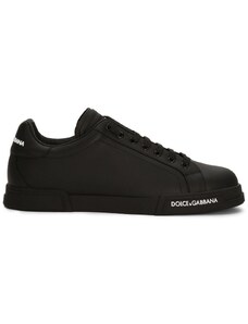 Dolce & Gabbana Sneaker in pelle total black