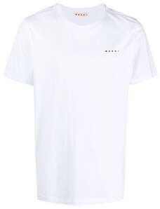 Marni T-shirt logotype bianca