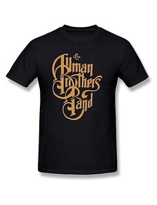 MOSHA Street Men's The Allman Brothers Band Logo T-Shirt Black