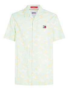 Tommy Hilfiger Camicia relaxed fit camouflage gialla