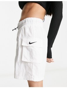 Nike - Essential - Pantaloncini cargo bianchi-Bianco