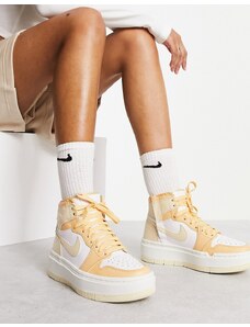 Jordan - AJ1 Elevate - Sneakers oro celestiale con suola platform-Giallo