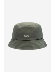 Wood Wood berretto in cotone Ossian Bucket Hat 12240817-7083 BLACK