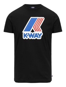 T-shirt K-way Uomo Pete Macro Logo : M