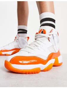 Jordan - Two Trey - Sneakers bianche e arancione stella marina-Bianco