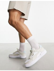 PUMA - CA Pro - Sneakers bianche e blu pastello-Bianco